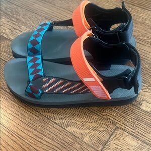 Prada Sandals 39.5 orange, blue, purple